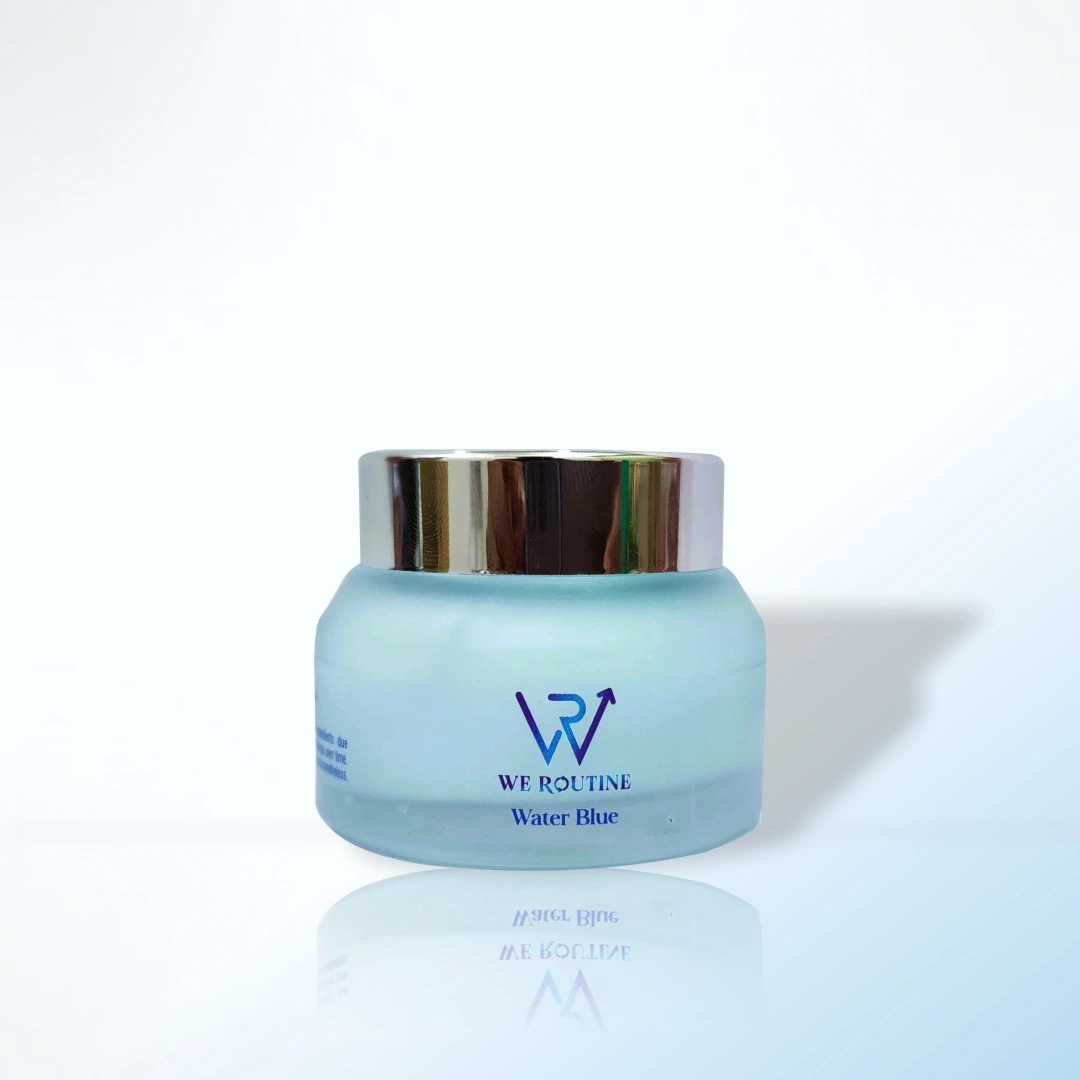 Water Blue Hydrating Face Gel with Hyaluronic Acid, Blueberry Extract, and Licorice Extract